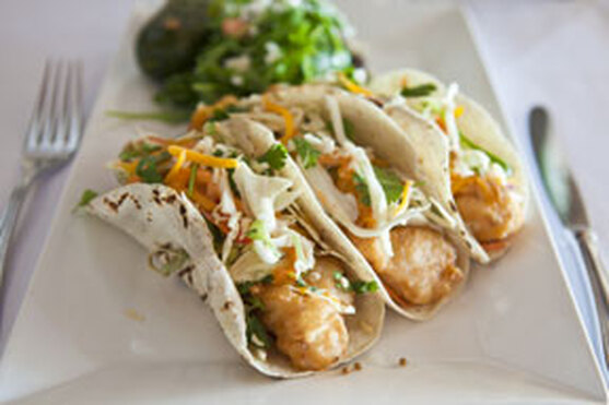 Fish Tacos at Latitude's Restaurant 