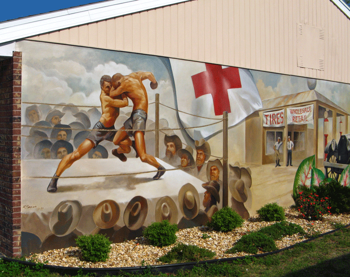 Lake Placid mural